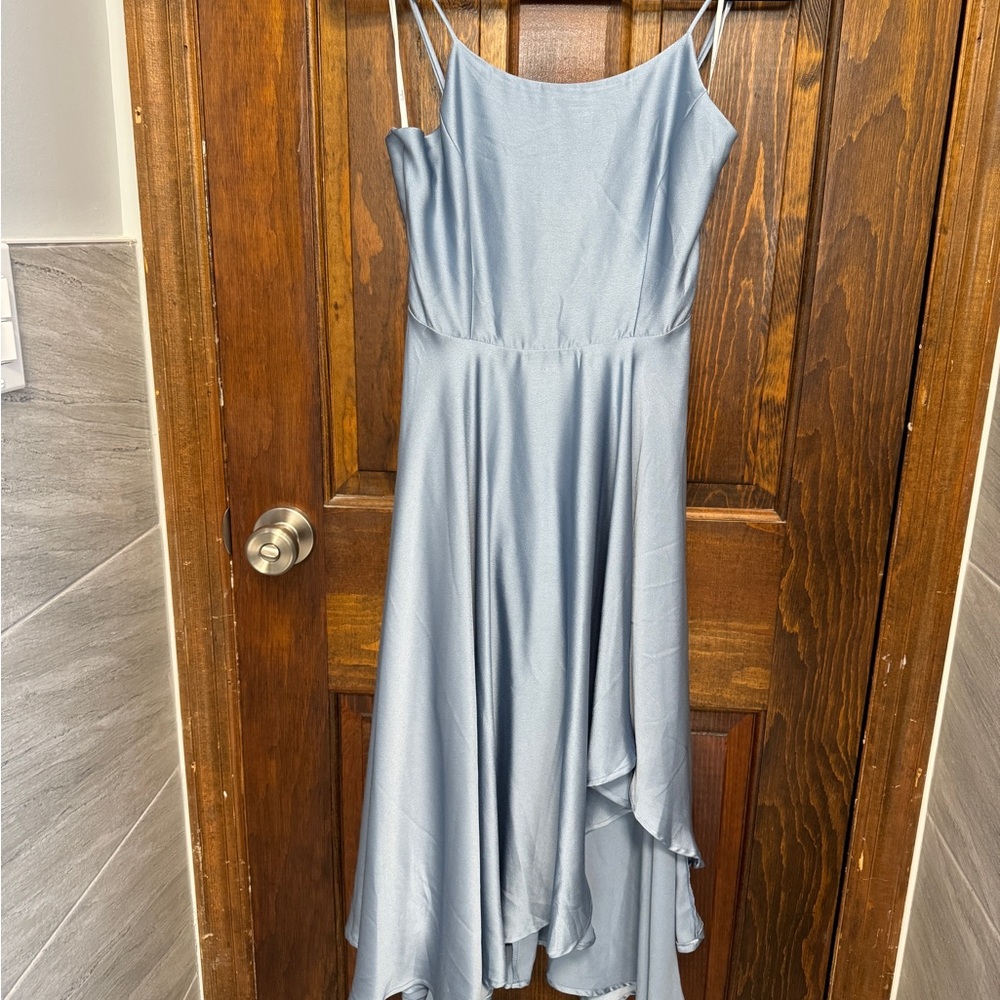 Lulu's Blue High Low Dress